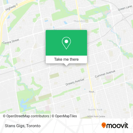 Stans Gigs map