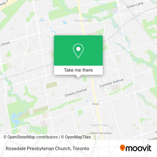 Rosedale Presbyterian Church map