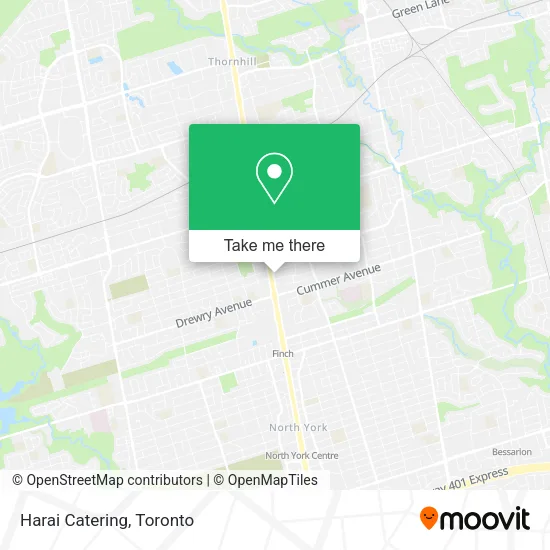 Harai Catering map