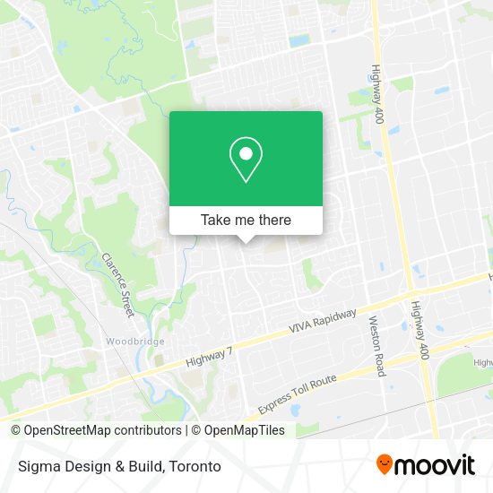 Sigma Design & Build map