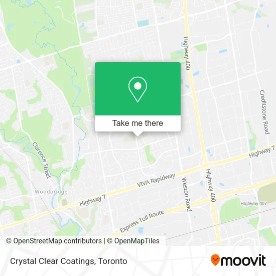 Crystal Clear Coatings map