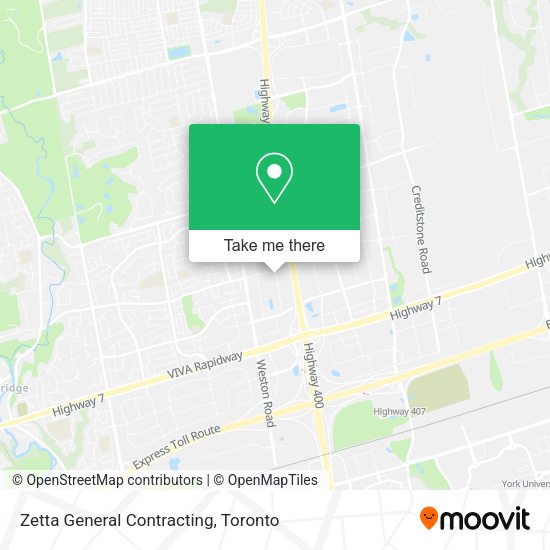 Zetta General Contracting map