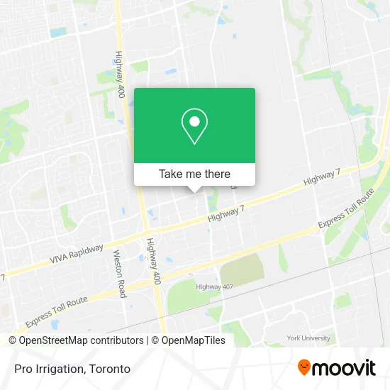 Pro Irrigation map