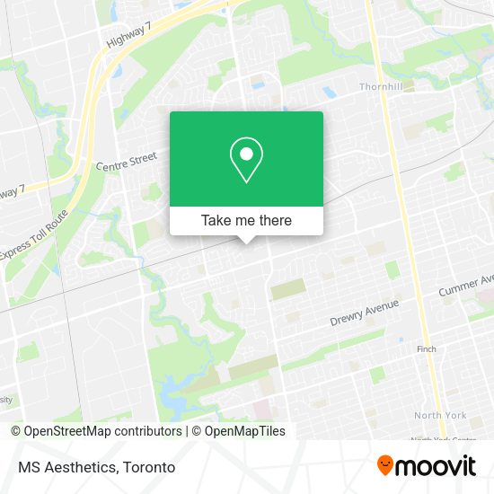 MS Aesthetics map