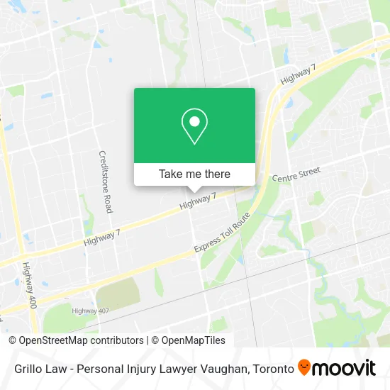 Grillo Law - Personal Injury Lawyer Vaughan plan