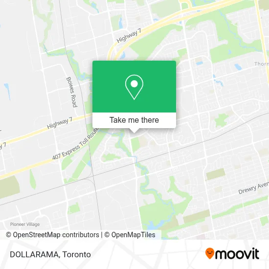DOLLARAMA map