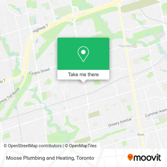 Moose Plumbing and Heating map