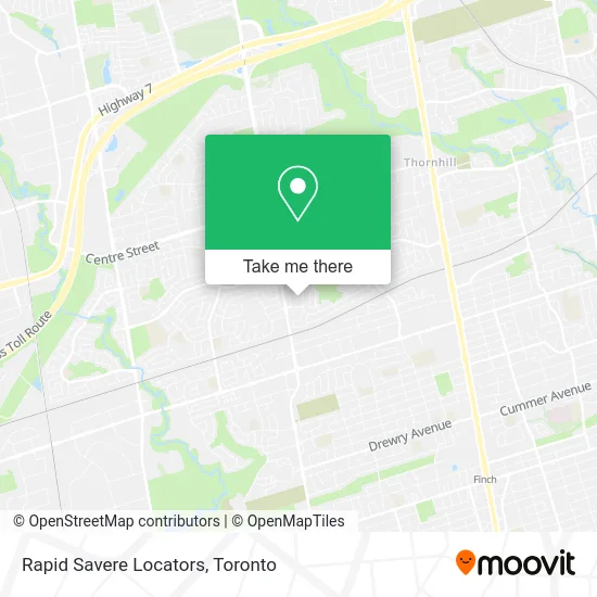 Rapid Savere Locators map