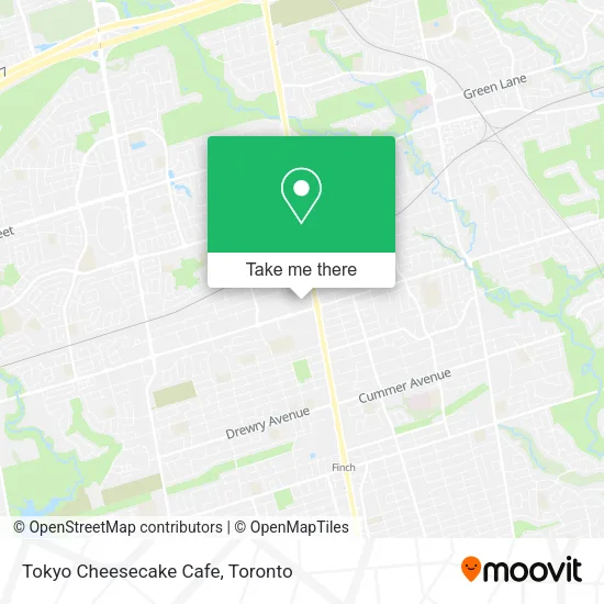 Tokyo Cheesecake Cafe map