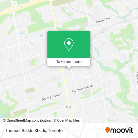 Thomas Builds Sheds map