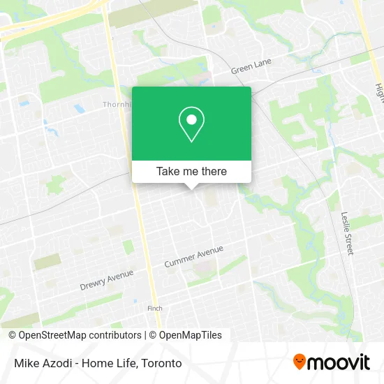 Mike Azodi - Home Life map