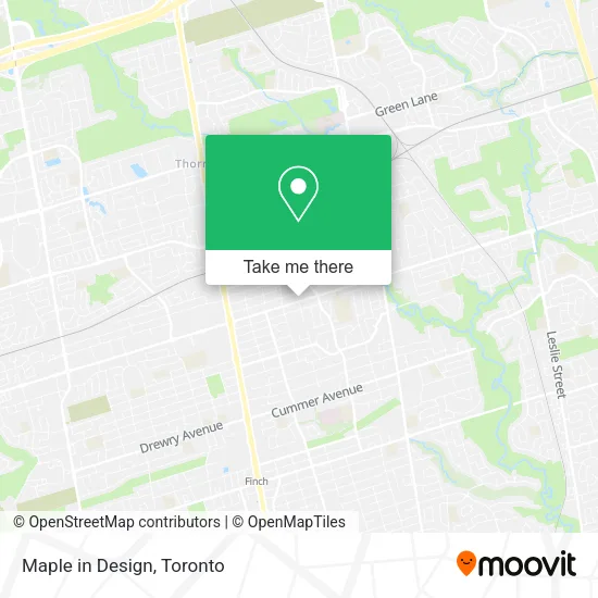 Maple in Design map