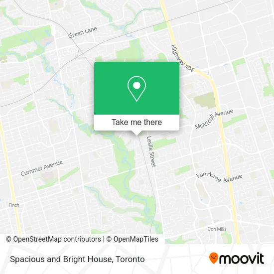 Spacious and Bright House map