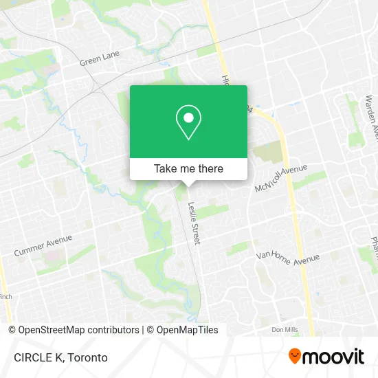 CIRCLE K map