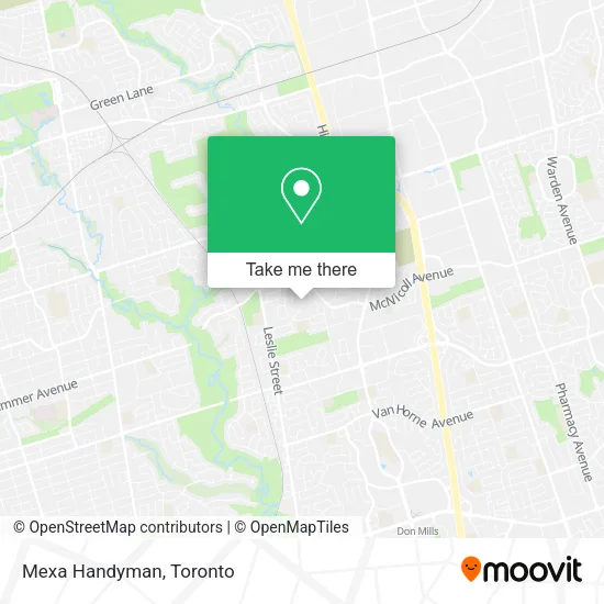 Mexa Handyman map