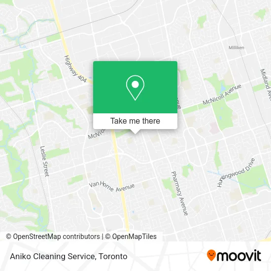 Aniko Cleaning Service map