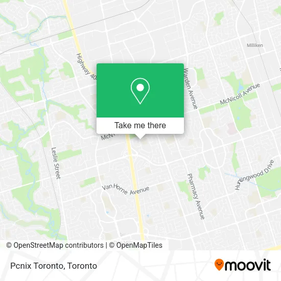 Pcnix Toronto map