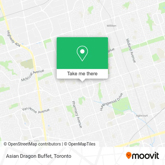 Asian Dragon Buffet map