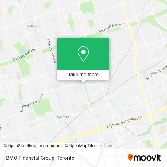 BMO Financial Group map