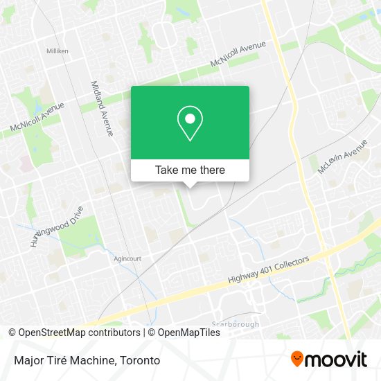 Major Tiré Machine map