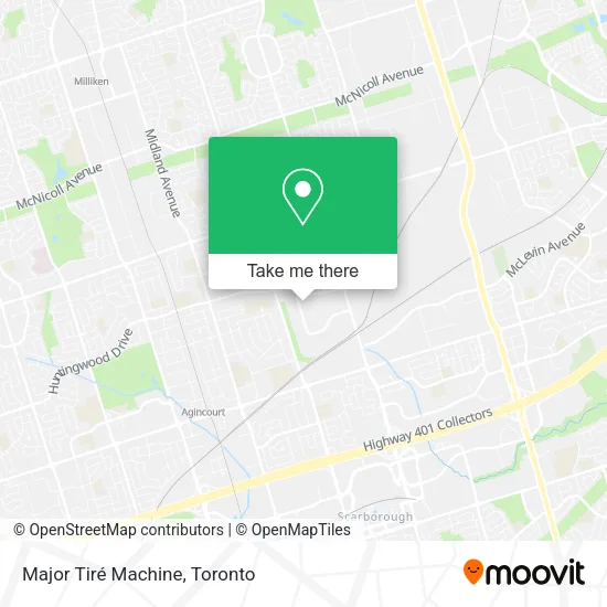 Major Tiré Machine map