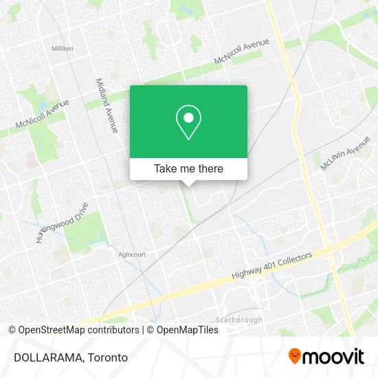 DOLLARAMA map
