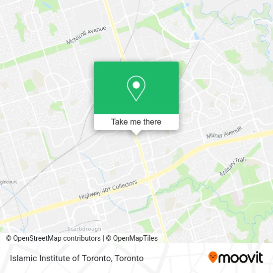 Islamic Institute of Toronto map
