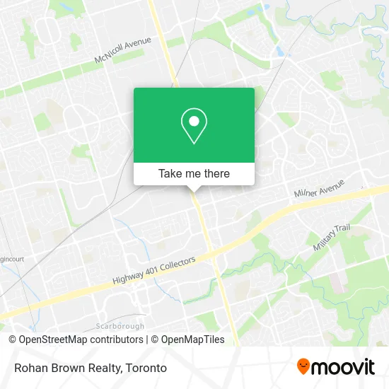 Rohan Brown Realty map