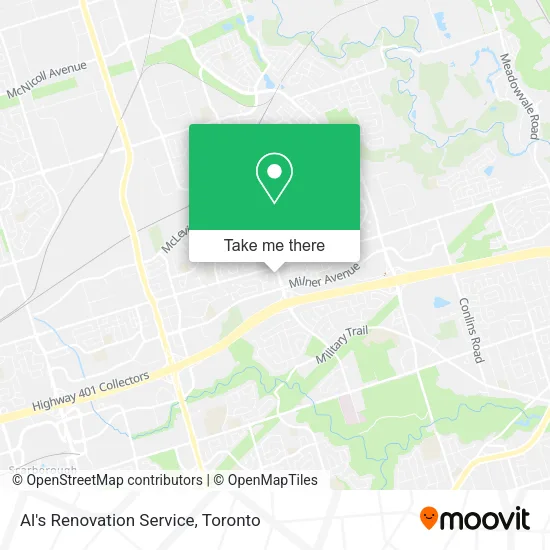 Al's Renovation Service map