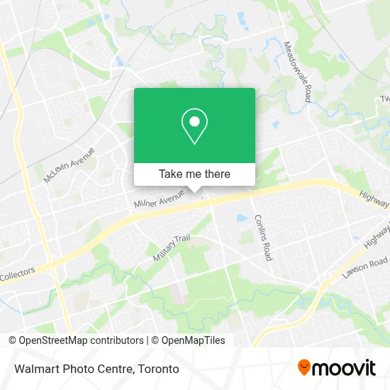 Walmart Photo Centre map