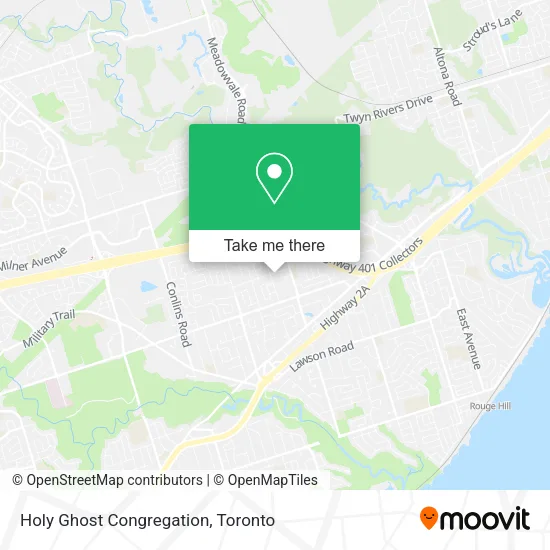 Holy Ghost Congregation map