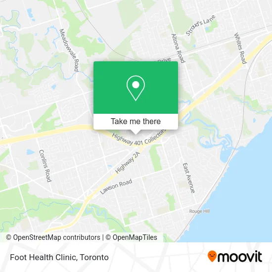 Foot Health Clinic map