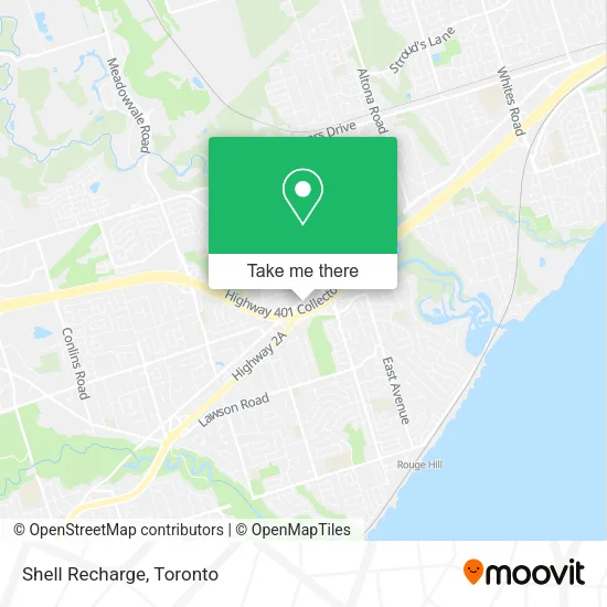 Shell Recharge map