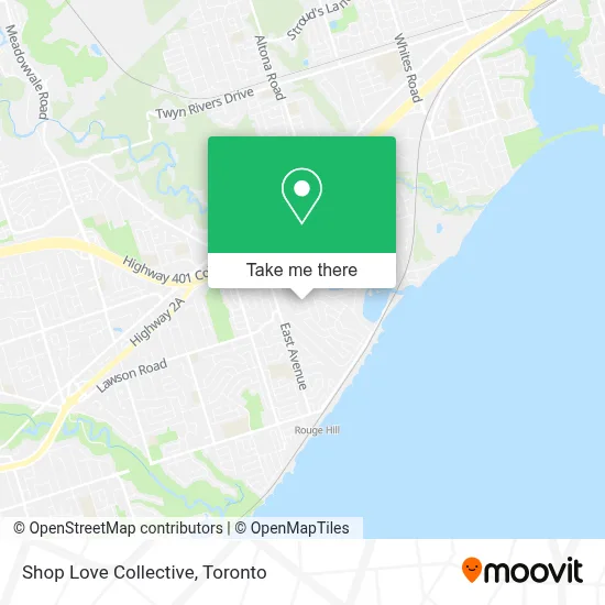 Shop Love Collective map