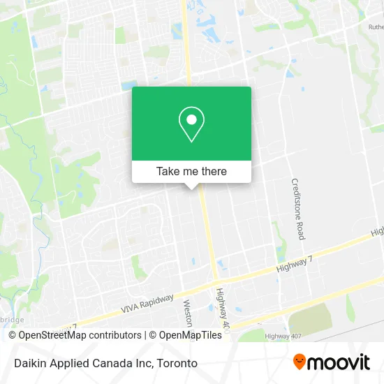 Daikin Applied Canada Inc map