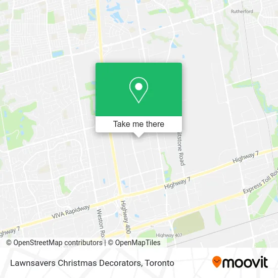 Lawnsavers Christmas Decorators map