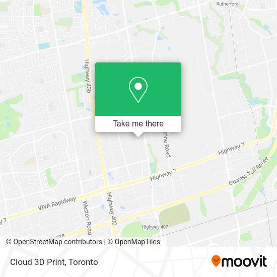 Cloud 3D Print map