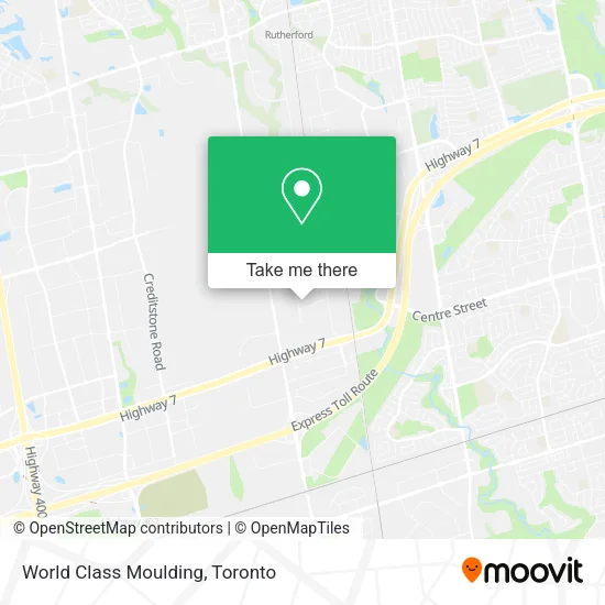 World Class Moulding map