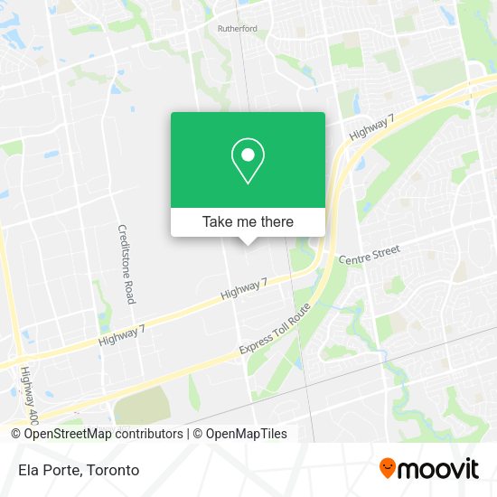 Ela Porte map