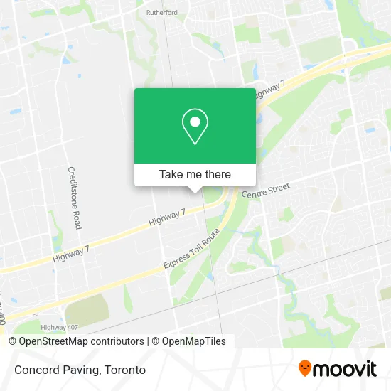 Concord Paving map