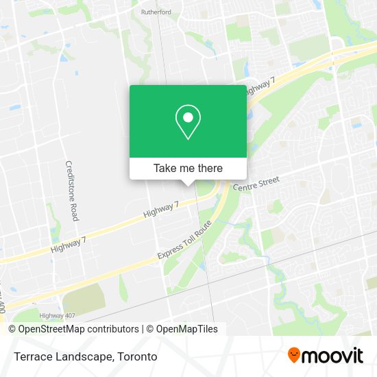 Terrace Landscape map