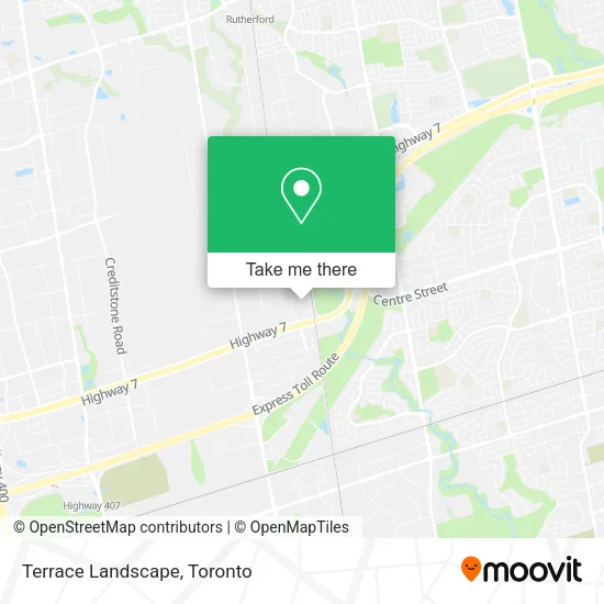 Terrace Landscape map