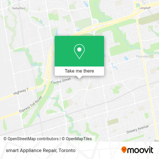 smart Appliance Repair map