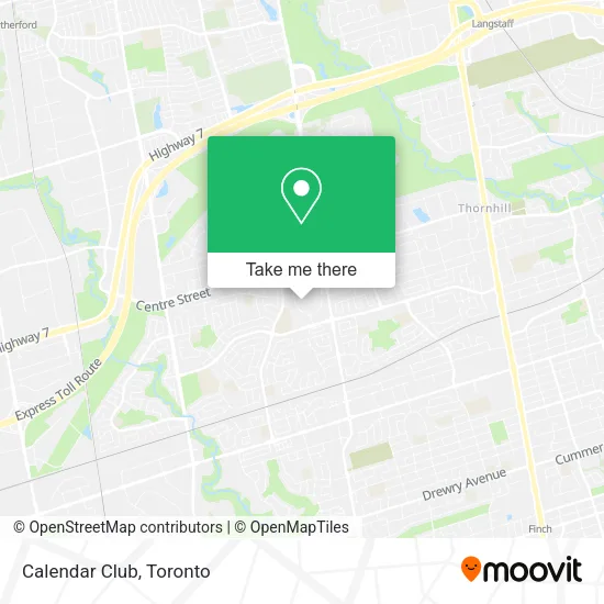 Calendar Club map