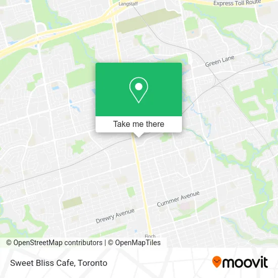 Sweet Bliss Cafe map