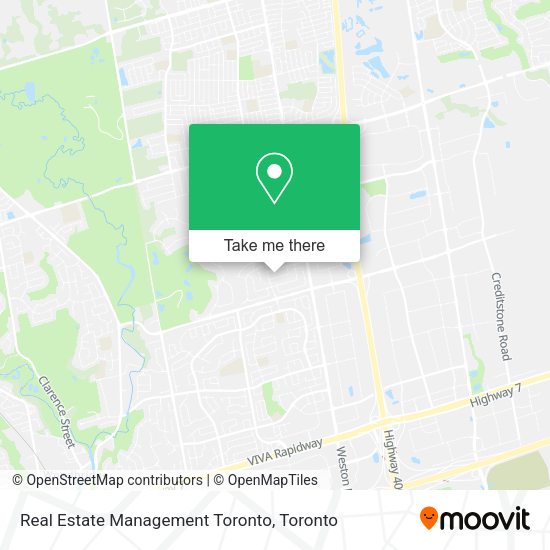 Real Estate Management Toronto map