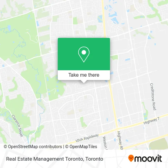 Real Estate Management Toronto map