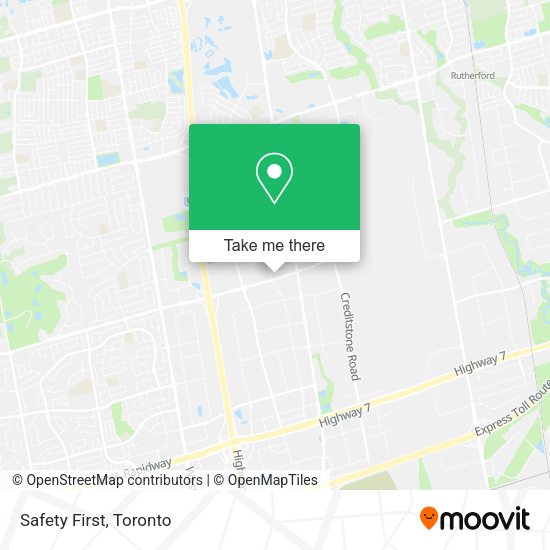 Safety First map