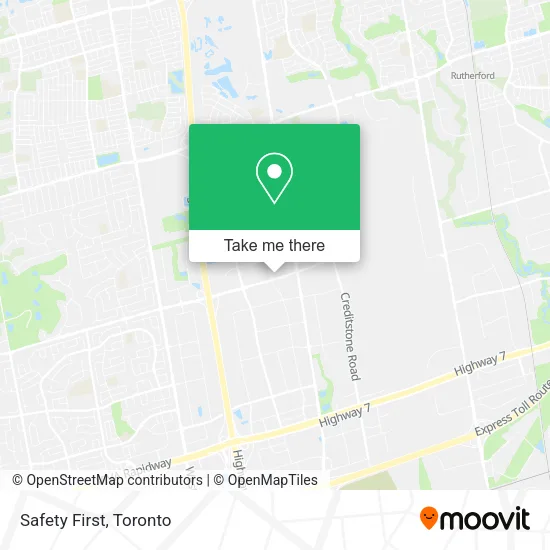 Safety First map