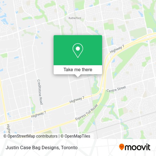 Justin Case Bag Designs map